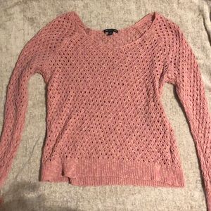 Blush knitted pink sweater